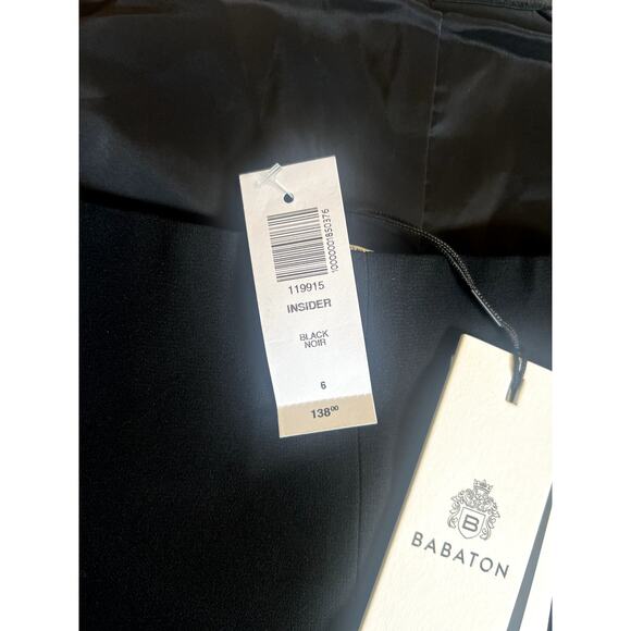 NWT Babaton Aritzia Insider Strapless Top Black Size 6 Womens - Picture 5 of 9